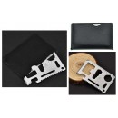 Multi-Function Tool Card with Leather Pouch